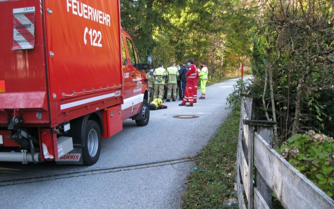 Technische Menschenrettung – Person abgestürzt