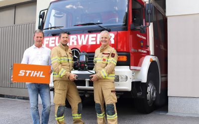 STIHL Tirol engagiert sich für Feuerwehr